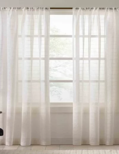 natural light cotton curtains