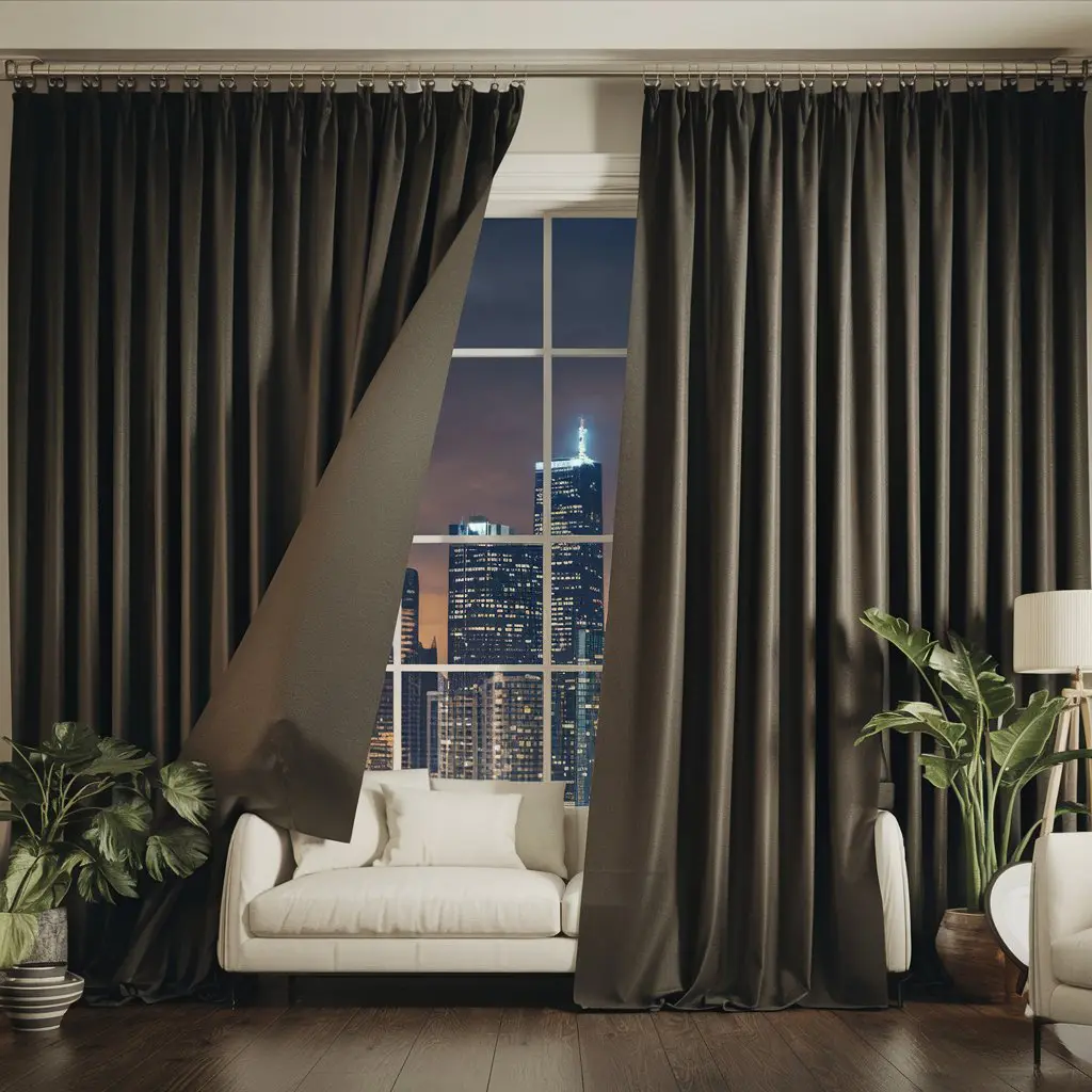 a cinematic shot of a room with motorized curtains 6 LDi4C2Rn6Pf 2PXGb Jg m2GgPpGWTTyLJtzSnku6oA