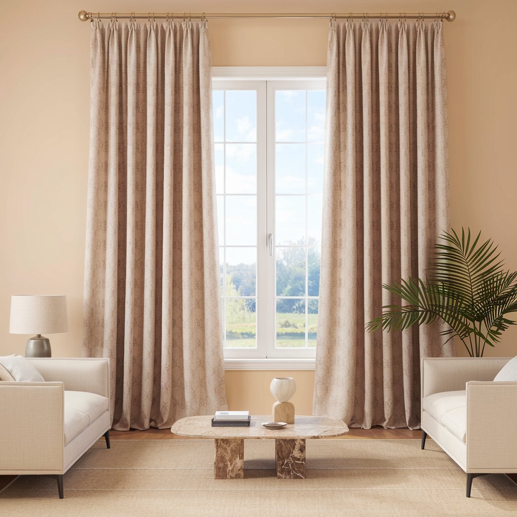 Custom eyelet curtains in Dubai for smooth operation and contemporary style, ideal for any home or office window.